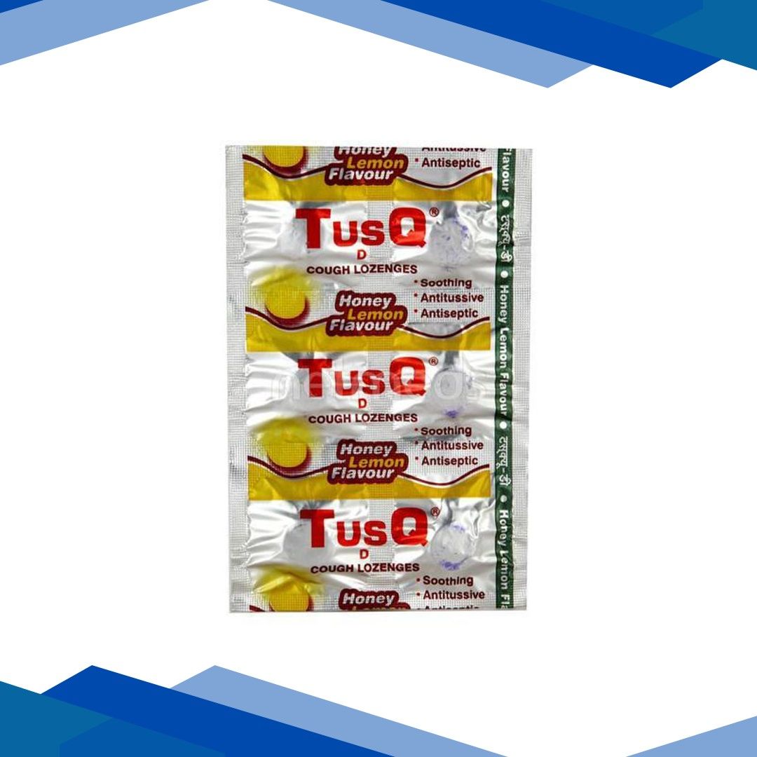 Tusq D Honey Lemon Cough Lozenges 6’S