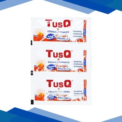 Tusq D Sugar Free Orange Flavour Cough Lozenge 6’S