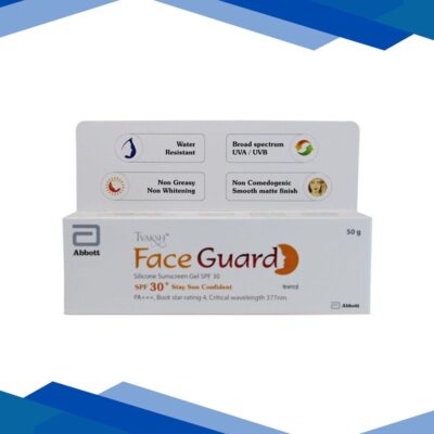 Tvaksh Face Guard Silicone sunscreen SPF 30+ GEL 50 gm