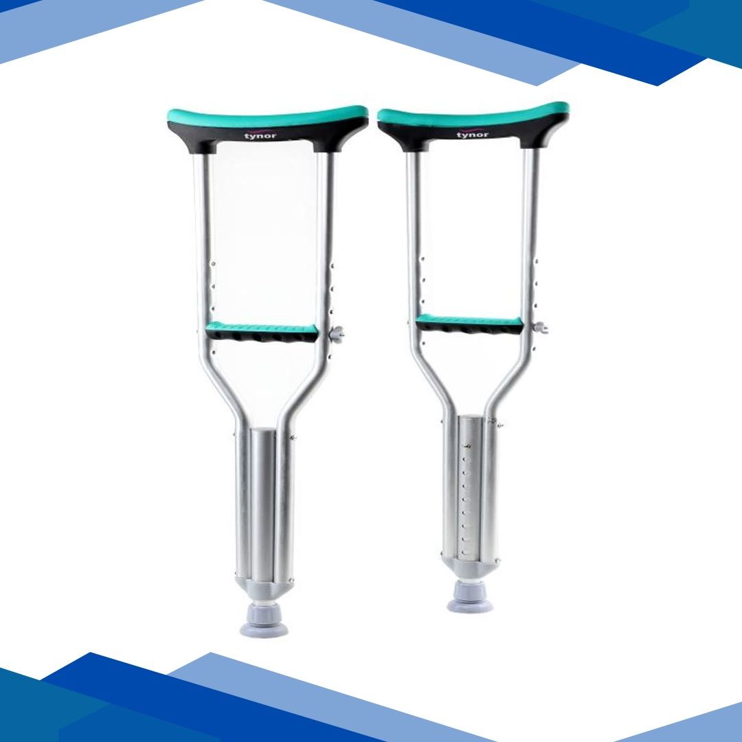 Tynor Auxiliary Crutch (L) (L 21) – Silver