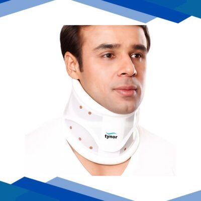 Tynor Cervical Collar Hard Adjustable – White (L) (B 03)