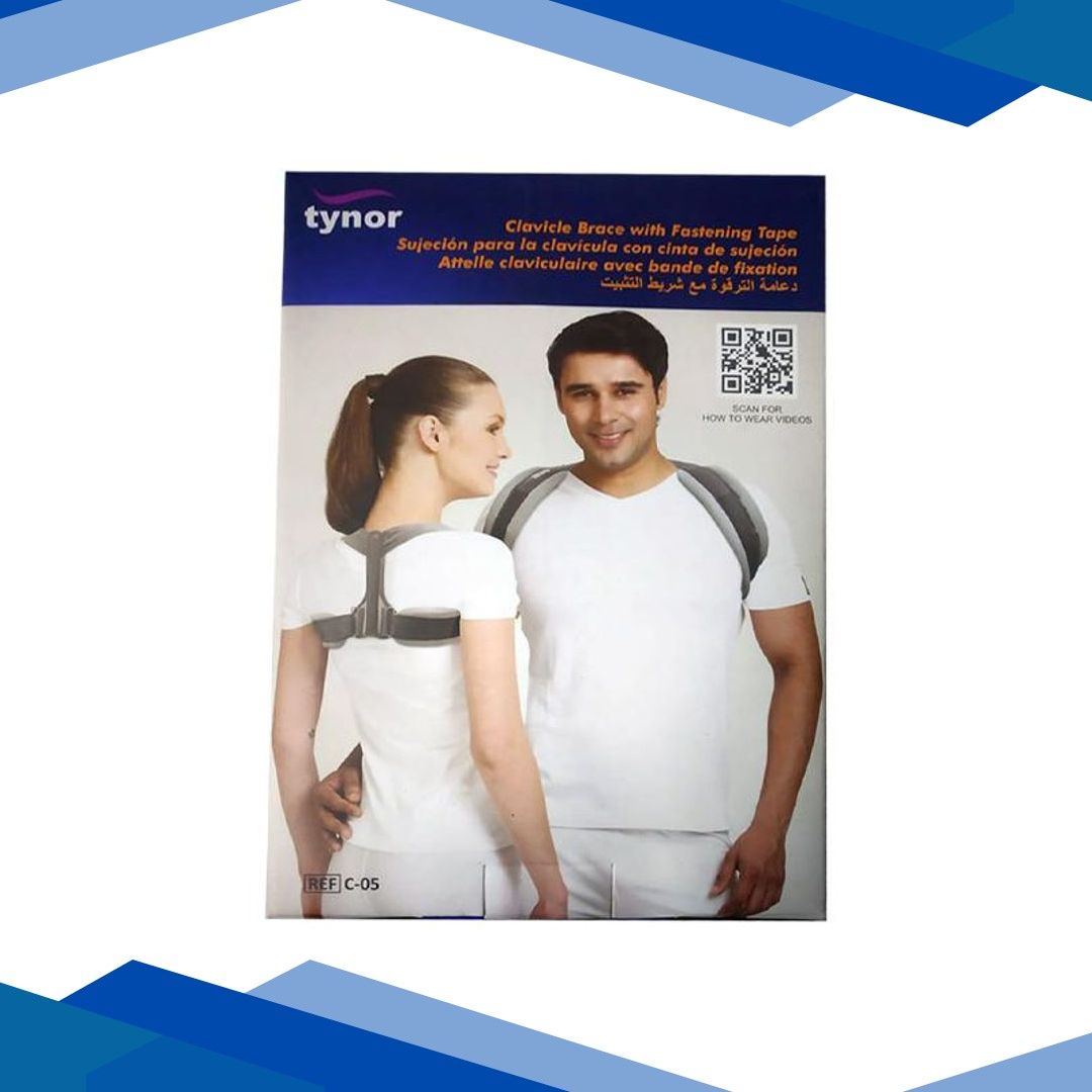 Tynor Clavicle Brace with Fastening Tape (M) (C 05)