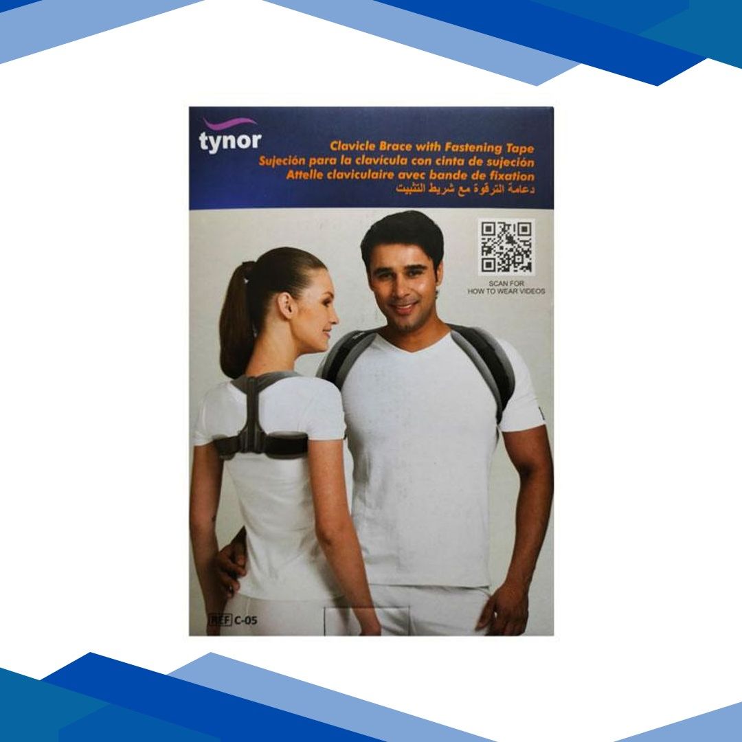 Tynor Cure Clavicle Brace with Fastening Tape (L) (C 05)