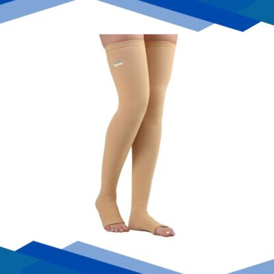Tynor CURE Compression Stocking Mid Thigh CLASSIC (Pair) (XL) (I 15)
