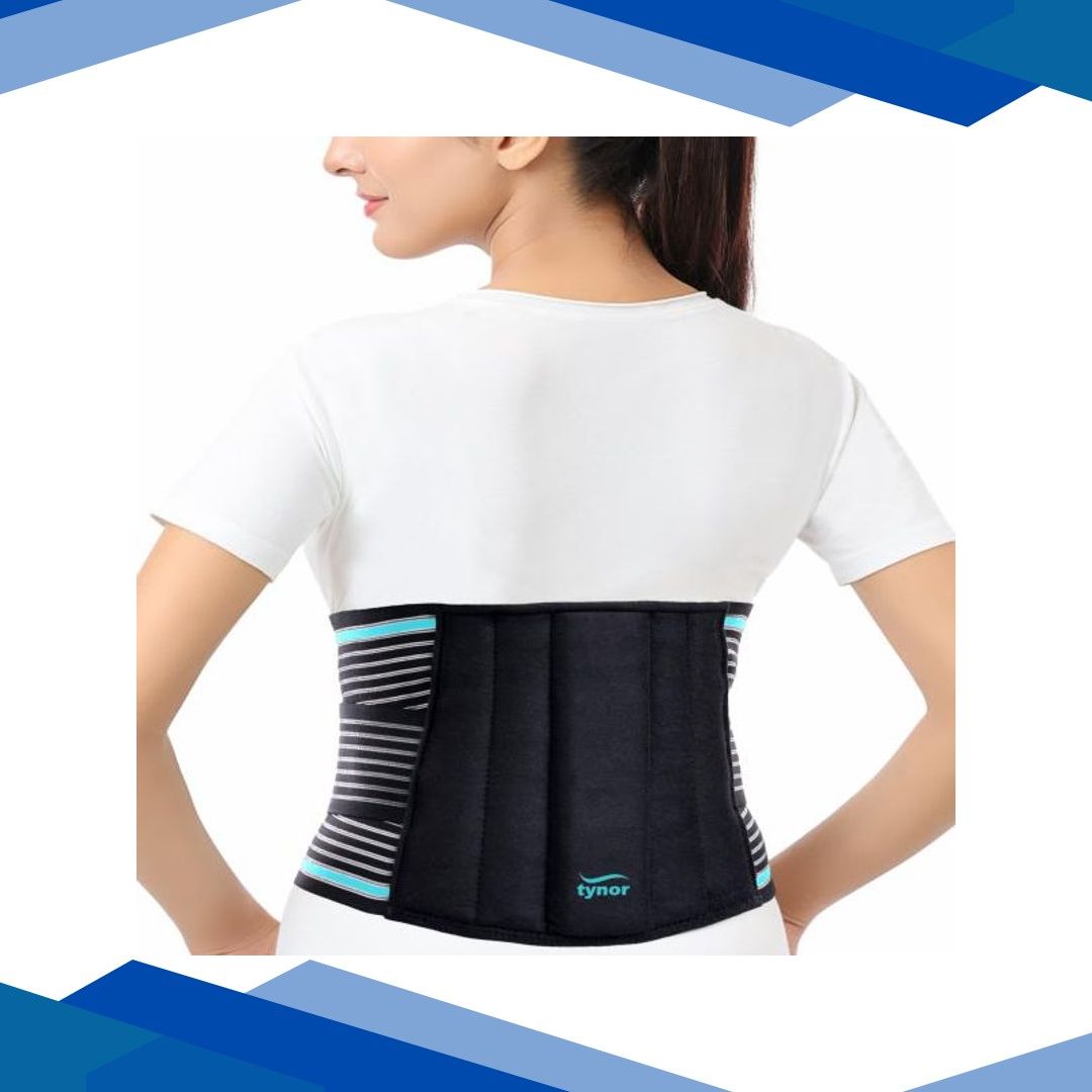 Tynor Cure Lumbo Sacral Belt – Black (M) (A 06) 1’s
