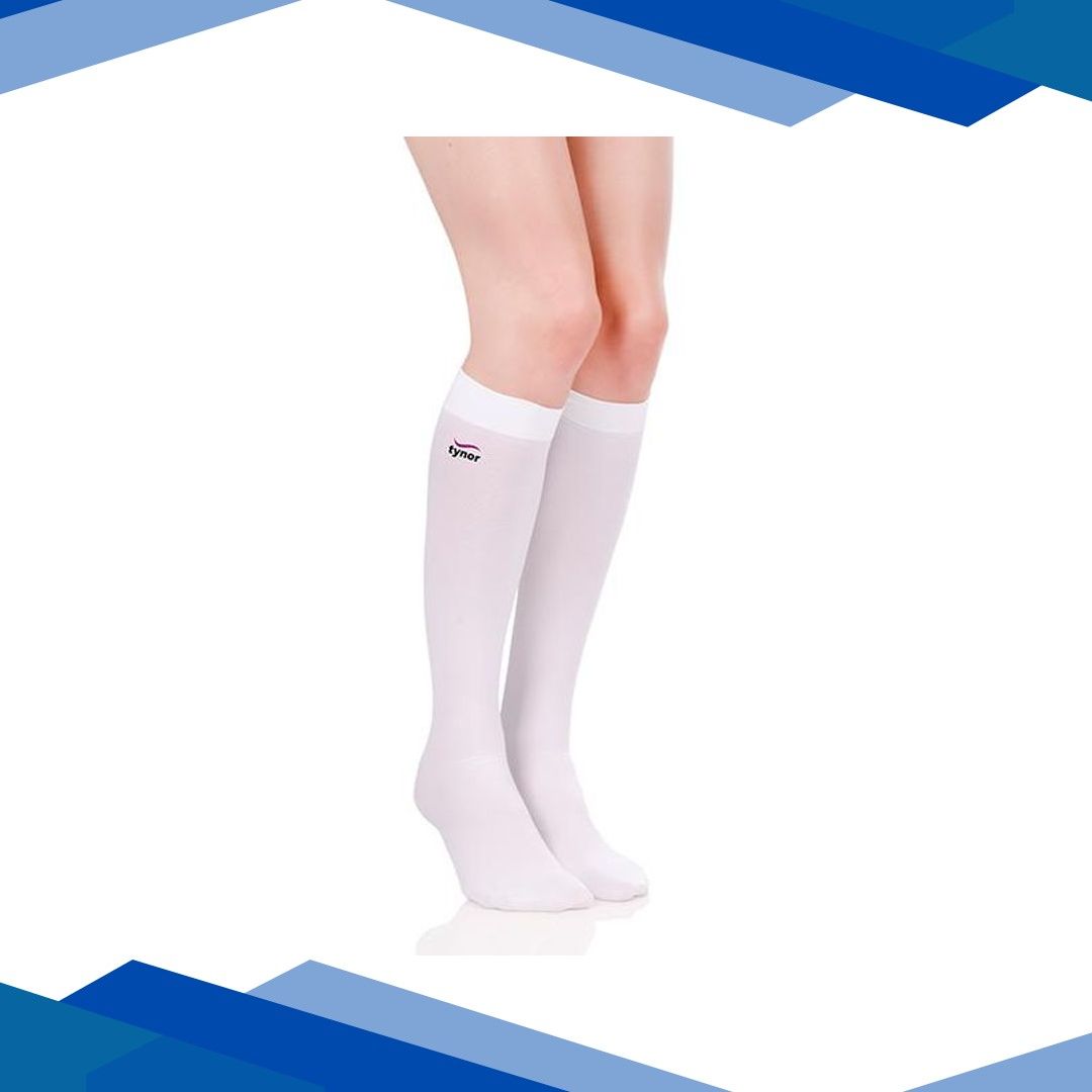 Tynor D.V.T Stocking Knee High (Pair) (M) (I 66)