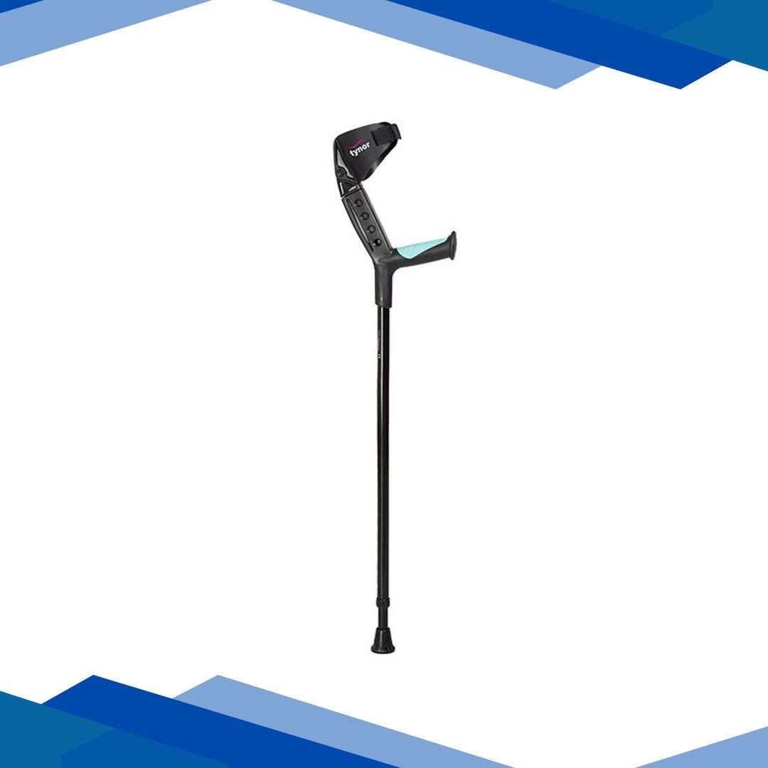 Tynor Elbow Crutch Adjustable (UN) (73 – 97 cm) – Black 1’s