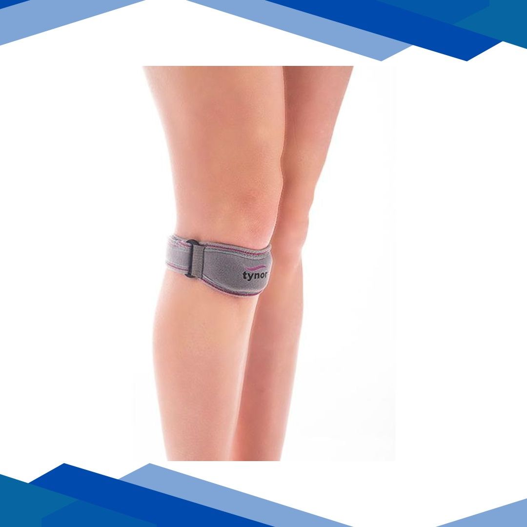 Tynor Patellar Support – Grey (One Size) (D 19)