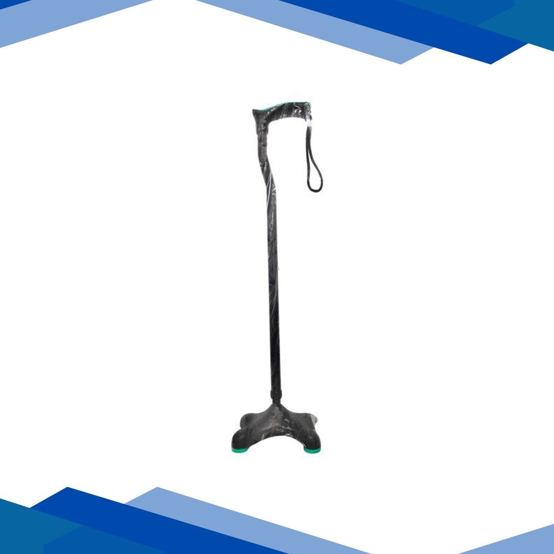 Tynor Quadra Stick (UNI) (72.8 – 96.6 cm) – Black