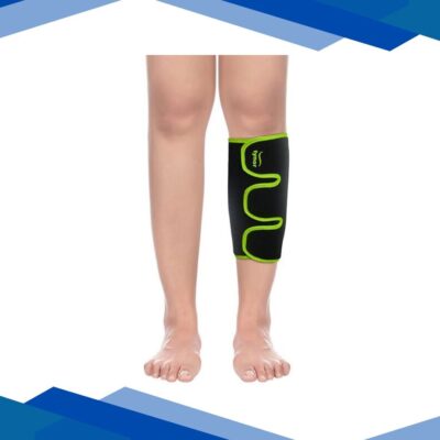 Tynor Shin & Calf Support Neoprene – Black & Green (Universal) 1’s