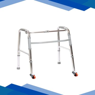 Tynor Walker Invalid’s Front Wheels (UN) (L 28) – Silver
