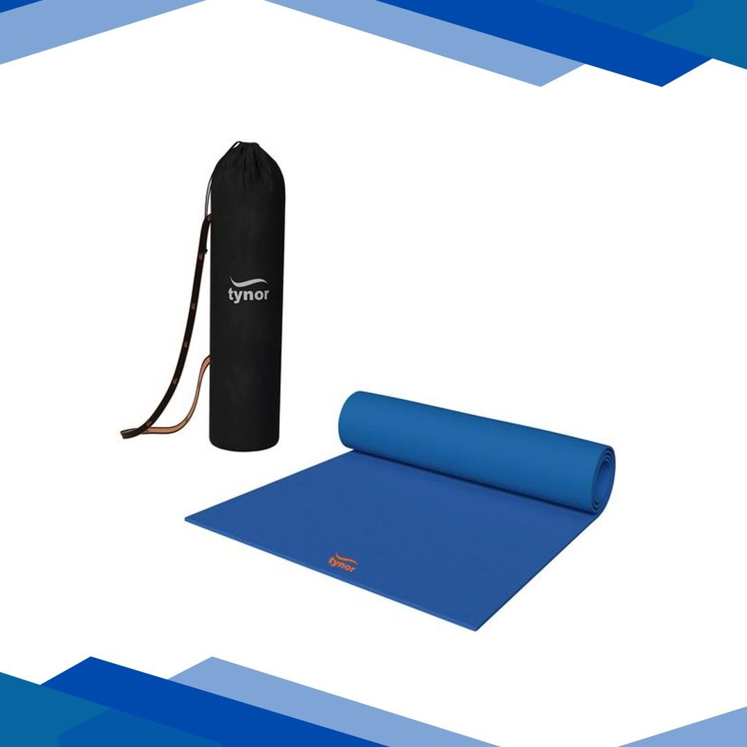 Tynor Yoga Mat TPE – Blue (8 mm) 1’s