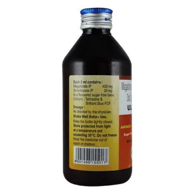 Ulgel Sugar Free Low Sodium With Saunf Flavour Suspension 200ml