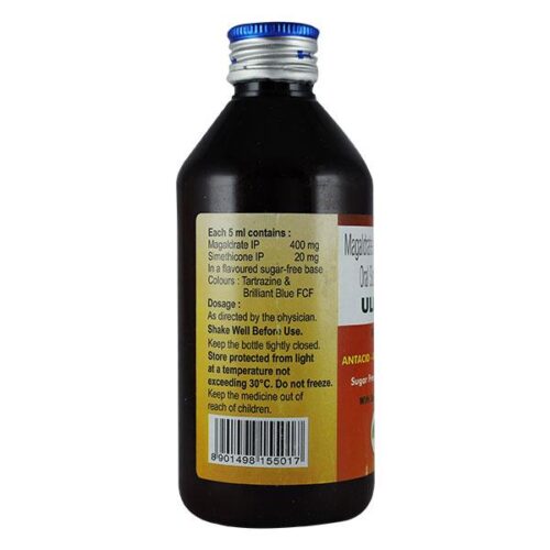 Ulgel Sugar Free Low Sodium With Saunf Flavour Suspension 200ml