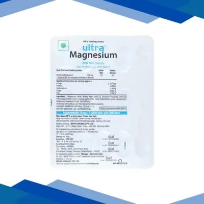 Ultra Magnesium 200mg Tablet 15’S