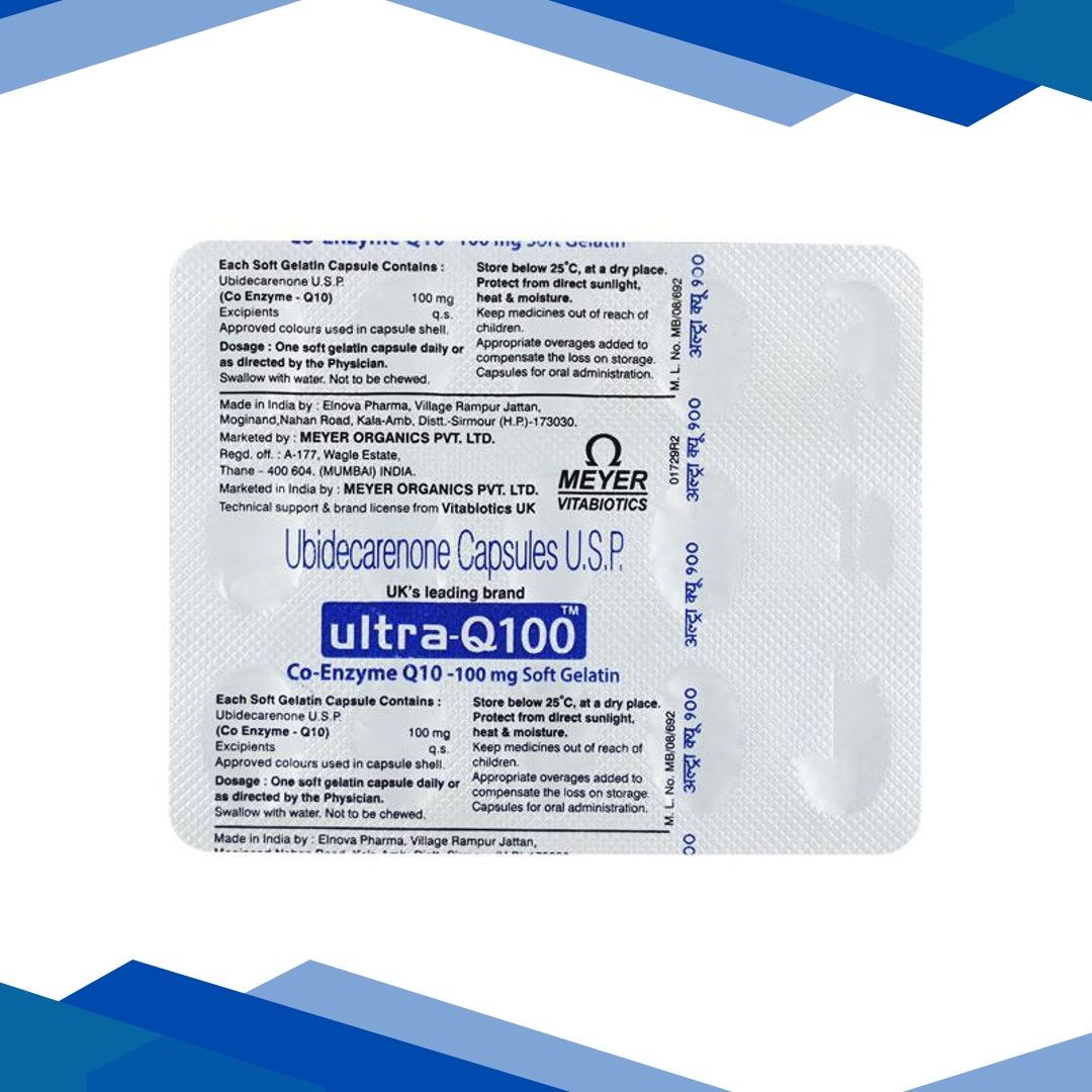 Ultra Q 100mg Capsule 15’S