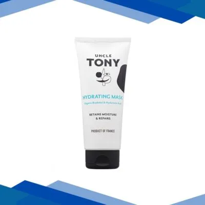 Uncle Tony Hydrating Mask Organic Bisabolol & Hyaluronic Acid Retains Moisture & Repairs 200ml