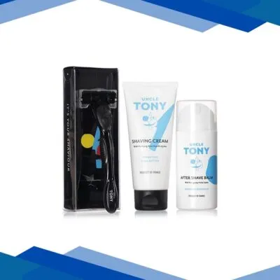 Uncle Tony Shaving Essentials Kit (Black) 500’s