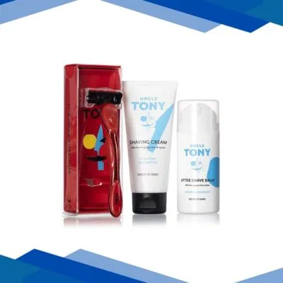 Uncle Tony Shaving Essentials Kit (Red) 500’s