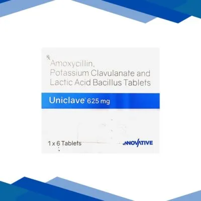 UNICLAVE 625mg Tablet 6’s