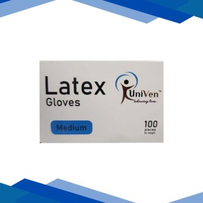 UniVen Latex Gloves (M) 100’s