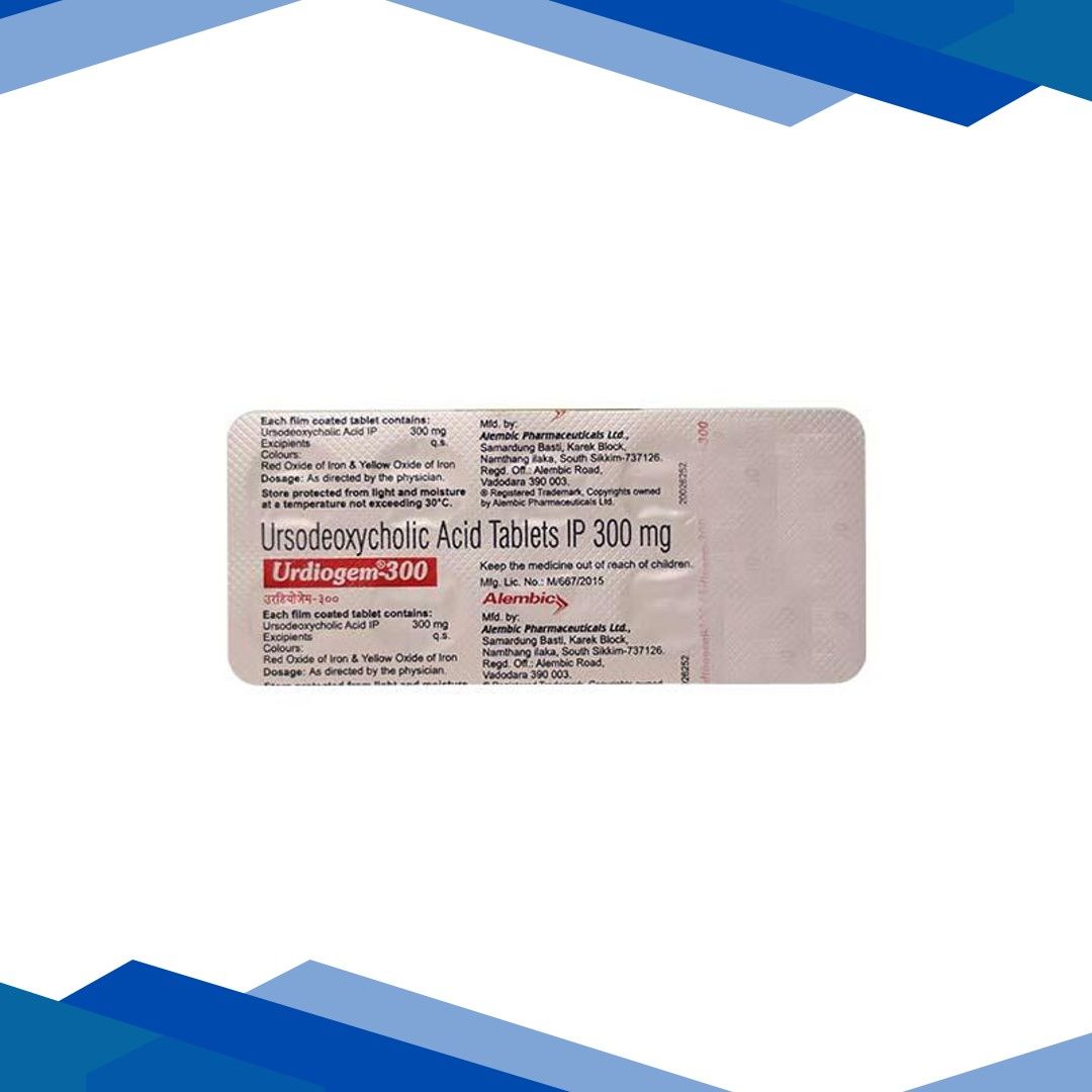 Urdiogem 300mg Tablet 10’S