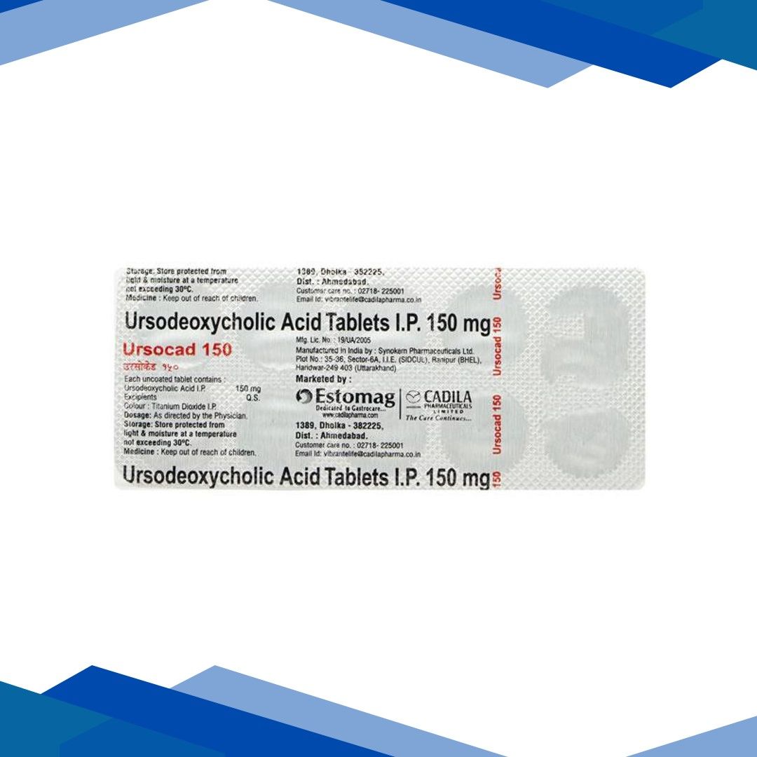 Ursocad 150mg Tablet 10’S