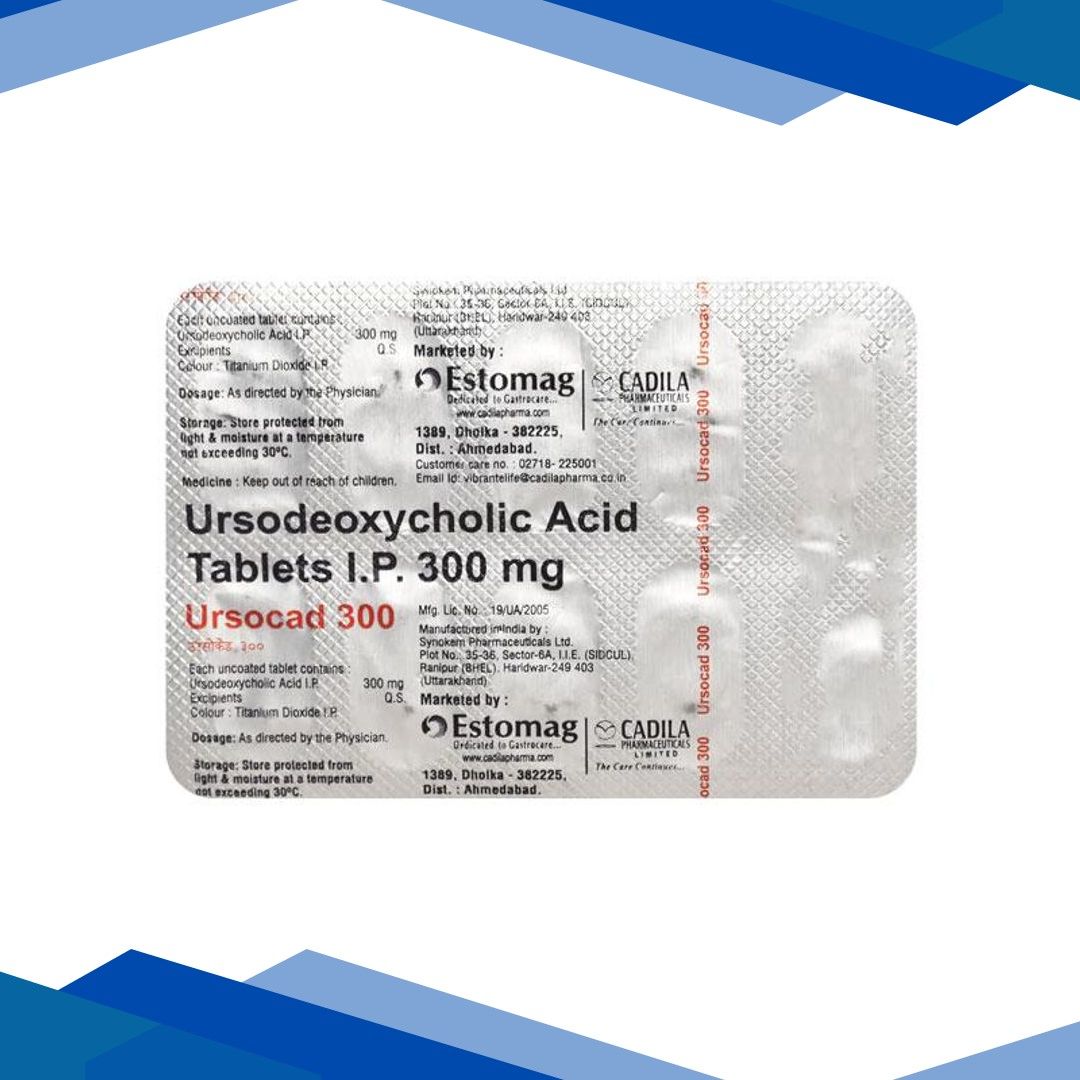 Ursocad 300mg Tablet 10’S