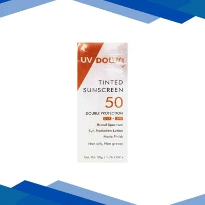 UV DOWN 50 DOUBLE PROTECTION UVA+UVB TINTED Sunscreen 50g