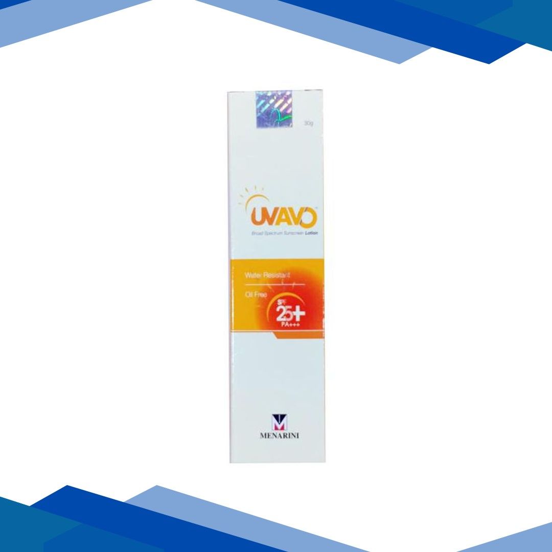UVAVO SUNSCREEN SPF25+ PA+++ Lotion 30gm