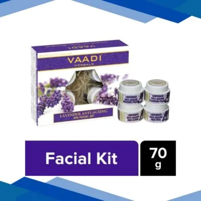 Vaadi Herbals Lavender Anti-Ageing SPA Facial Kit with Rosemary Extract 70 gm