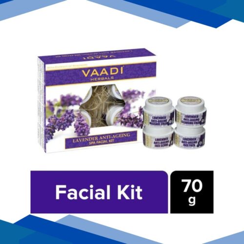 Vaadi Herbals Lavender Anti-Ageing SPA Facial Kit with Rosemary Extract 70 gm