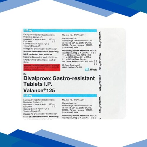 VALANCE 125mg Tablet 15’s
