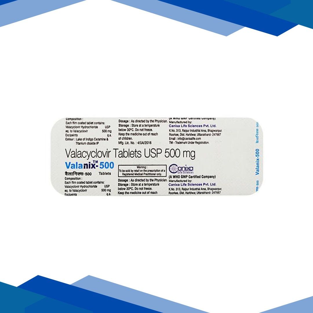 Valanix 500mg Tablet 3’S