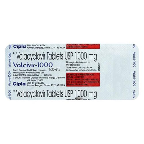 Valcivir 1gm Tablet 3'S