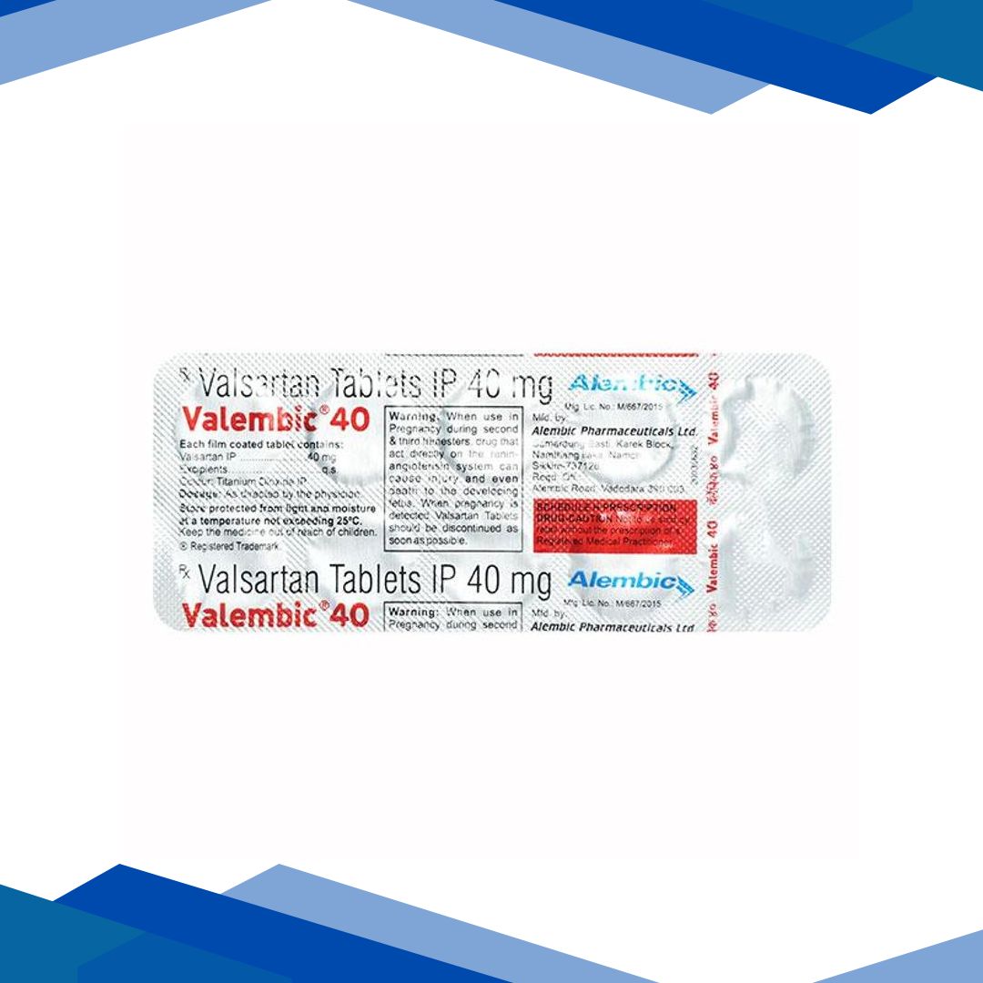 Valembic 40mg Tablet 10’S