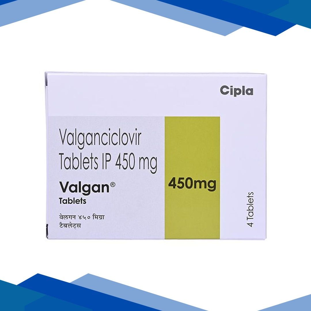 Valgan 450mg Tablet 4’S