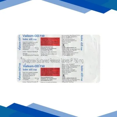 Valkem OD 750mg Tablet 10’S