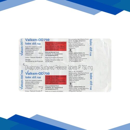 Valkem OD 750mg Tablet 10’S