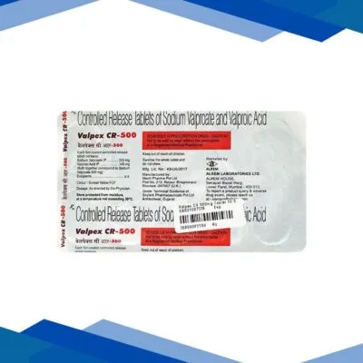 Valpex CR 500mg Tablet 10’S