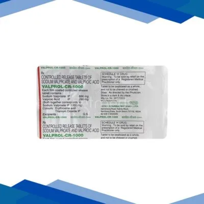 Valprol CR 1000 Tablet 10’S