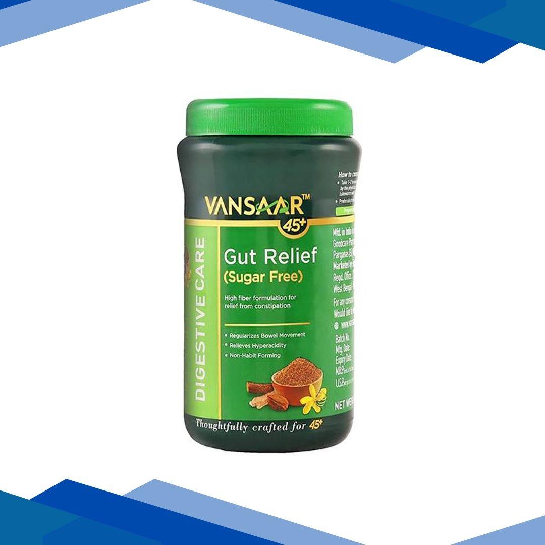 Vansaar 45+ Gut Relief (Sugar Free) Powder 200 g