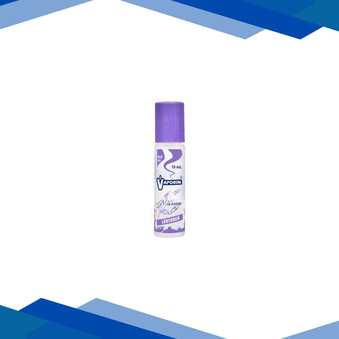 Vaporin Massage Oil Roll-On – Lavender 10 ml