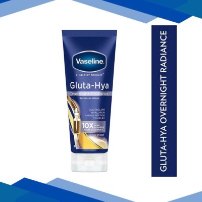 Vaseline Gluta-Hya Overnight Radiance, Serum-In-Lotion, With Amino Peptide And GlutaGlow, 200 ml