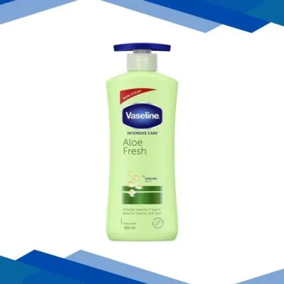 Vaseline Intensive Care Aloe Fresh Body Lotion Daily Moisturizer for Dry Skin 400 ml