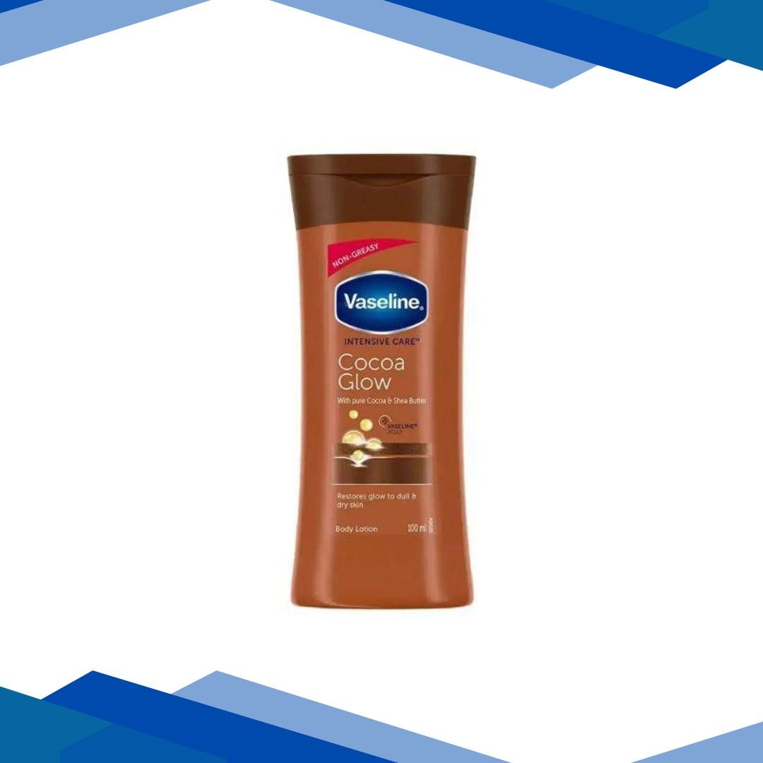 Vaseline Intensive Care Cocoa Glow Body Lotion, moisturizes dry skin from the first application 100 ml