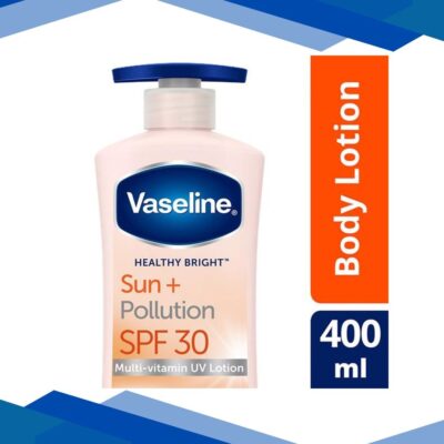 Vaseline Sun+ Pollution SPF30 Lotion Vaseline Jelly Pa+++ Upto 30X Sun Protection 400 ml