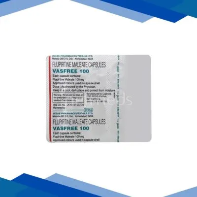 Vasfree 100mg Capsule 10’S