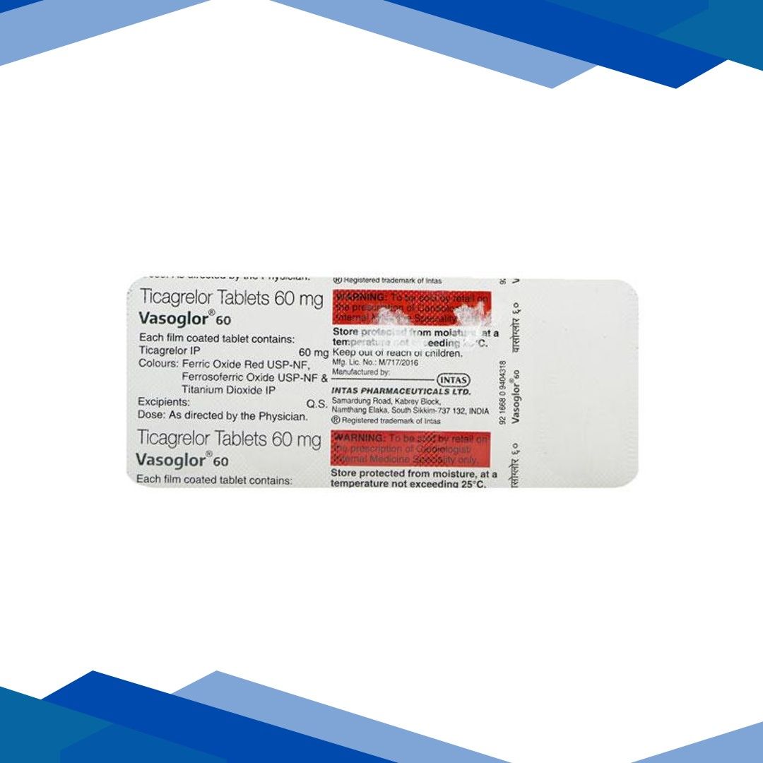VASOGLOR 60 Tablet 10’s