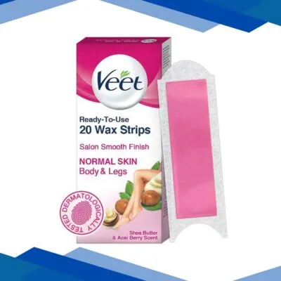 Veet Full Body Waxing Kit – Normal Skin Strips 20’s